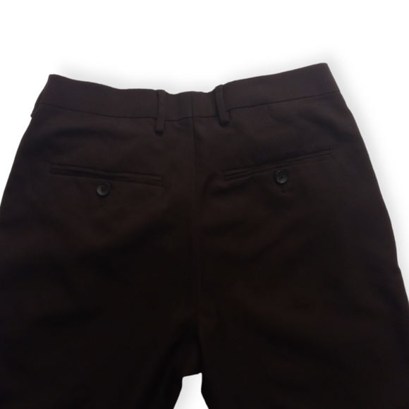 HAGGAR  MEN'S PREMIUN STRETCH SLIM FIT DRESS PANTS. SIZE 29 / 30. COLOR BLACK. - Picture 8 of 14